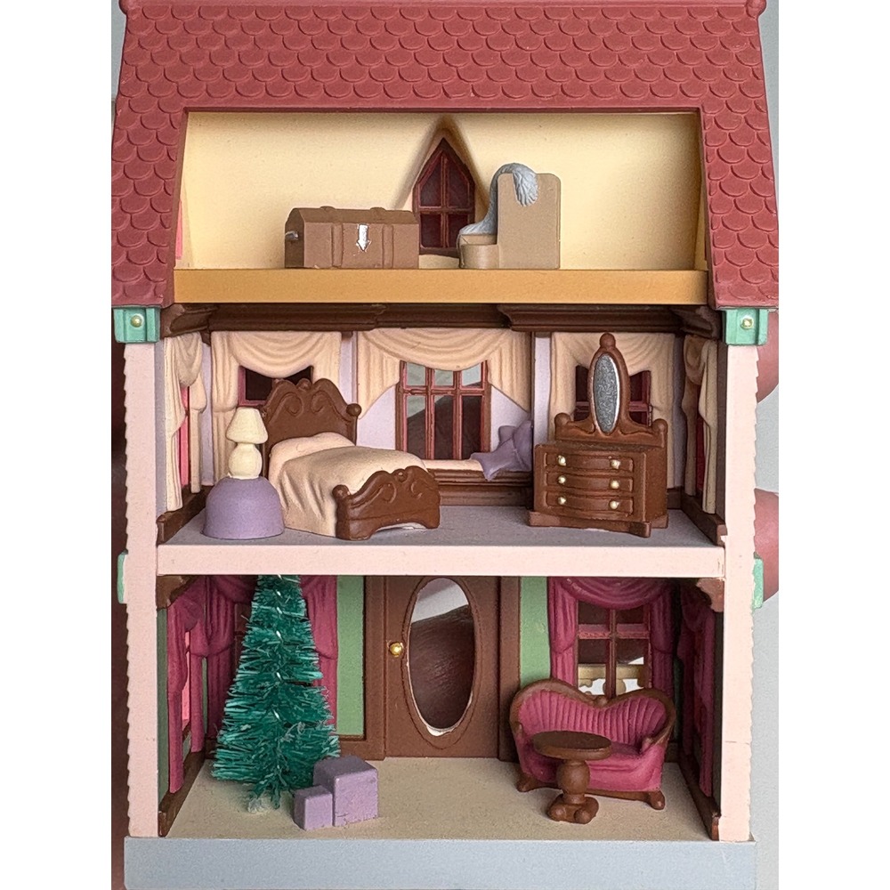 Hallmark‎ Pink Victorian Painted Lady Nostalgic House 1996 christmas ornament - Picture 8 of 11